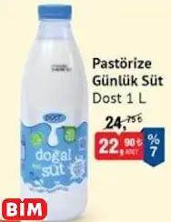 DOST PASTÖRİZE GÜNLÜK SÜT DOST PASTÖRİZE GÜNLÜK SÜT